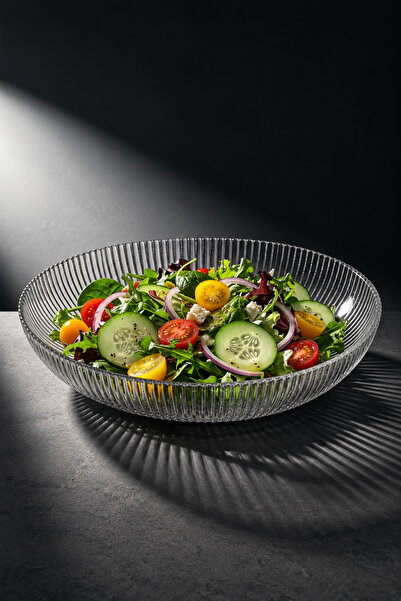 Sigma Home Paris - Derin Cam Salata Kasesi 30 cm