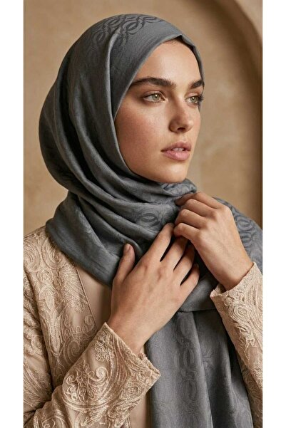 Levidor Chain Printed Naia Jacquard Shawl (60% Naia 40% Cotton)