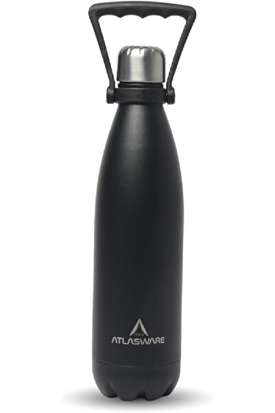 Atlasware Premium Stainless Steel Water Bottle, 750 ml, Double-Walled Insulat...