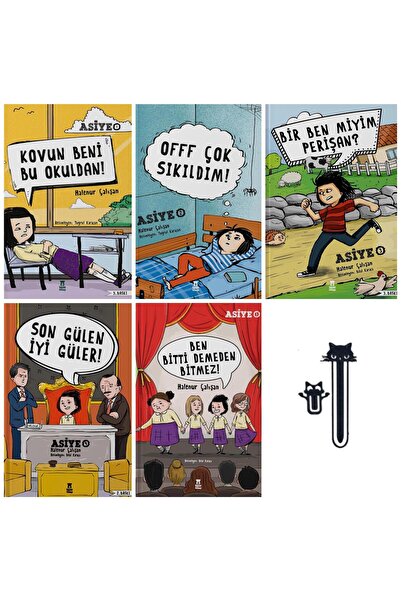 Aba Kitap Asiye (5 Kitap) - Halenur Çalışan Gürbüz +2 Ayracı