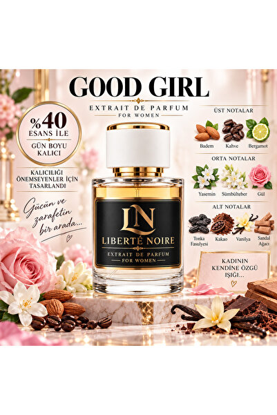 Good Girl Kadın Parfüm Extraıt De Parfum %40 Esans ile gün boyu kalıcı 50ml