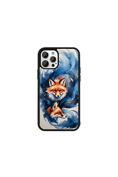 Generic Brand Husă Premium Samsung Galaxy A05 Artă Vulpe și Lup - Model Vulpe...