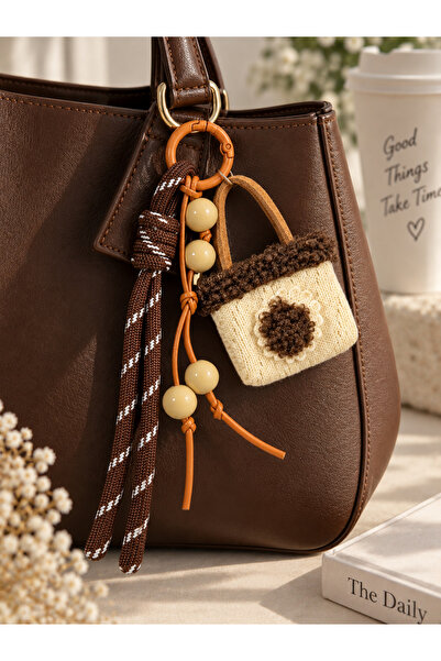 Kumru Studio Cinnamon Caramel Mini Bag Figured Bag Charm