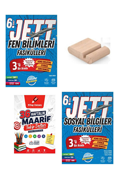 Ünlüler Karması 6..Sınıf Jett Fen Bilimleri Sosyal Fasikülleri 2027 Maarif Mo...