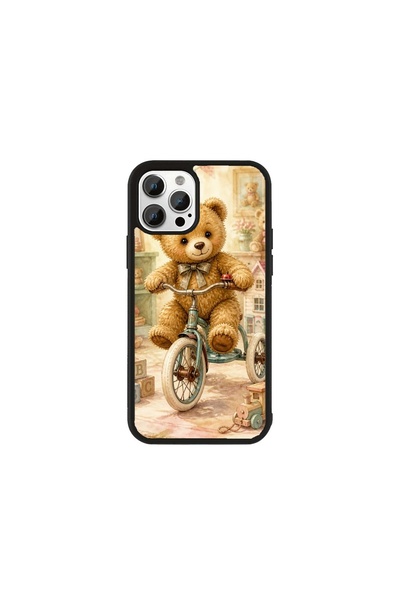 Generic Brand Husa Premium Samsung Galaxy A55 Urși de pluș - Model Vintage Bi...