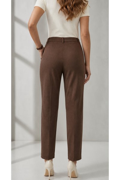 JUPEN Women's High Waist Narrow Leg Fit Ankle Length Palazzo Pants