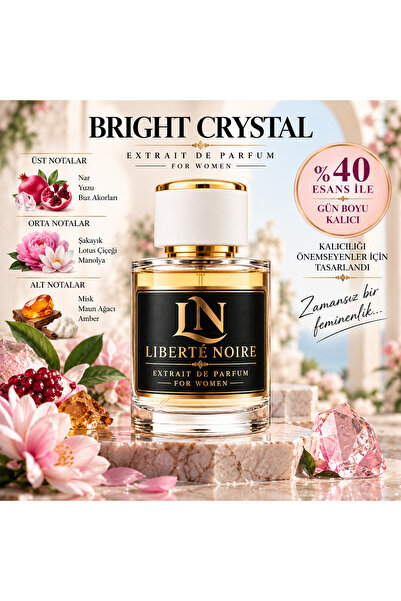 Vrsace Bright Crystal Kadın Parfüm Extraıt De Parfum %40 Esans ile gün boyu kalıcı 50ml