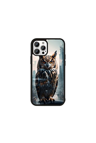Generic Brand Husa Premium iPhone 11 PRO Bufnițe - Model Bufniță Orașului Cețos