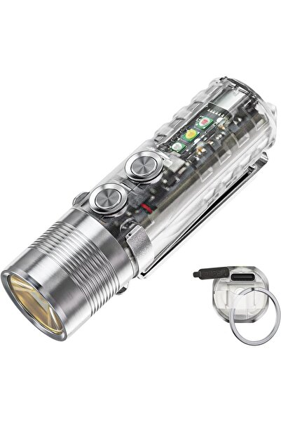 RovyVon Aurora A28 2nd USB-C EDC Flashlight, 6500K Cool White, Max 1000 Lumen...
