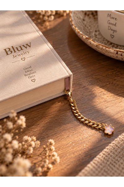 Bluw Jewelry Design Notebook and Agenda Charm - Flower