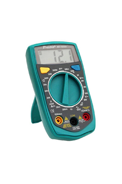 CNL Proskit MT-1233D Multimetre Mini Cep El Tipi Voltmetre Ampermetre AC DC Voltaj Akım Direnç Diyot Buz
