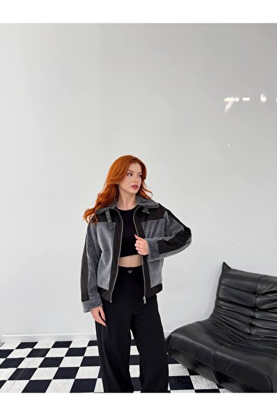 Genel Markalar Paraşüt garnilli fox ceket oversize