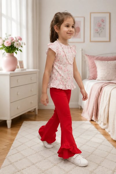 candar Kolyeli Full Lycra Children's Set – Ages 6-7-8