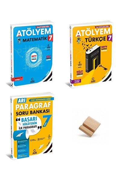 Arı Yayıncılık Arı 7. Sınıf 2027 Maarif Matematik Türkçe Atölyem ve Paragraf ...