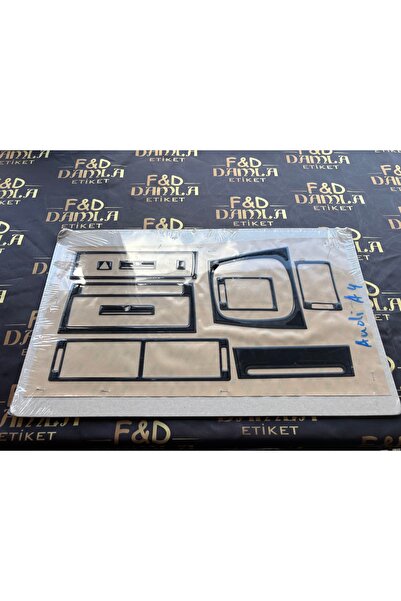 FD Damla Etiket Audi A4 2000 > Front Bumper Mahogany Finish Gloss Black Color...