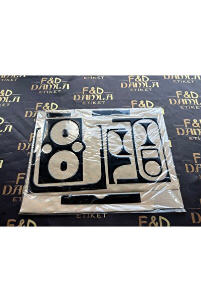 FD Damla Etiket Peugeot Partner 2008 Front Chest Panel Mahogany Veneer Glossy...