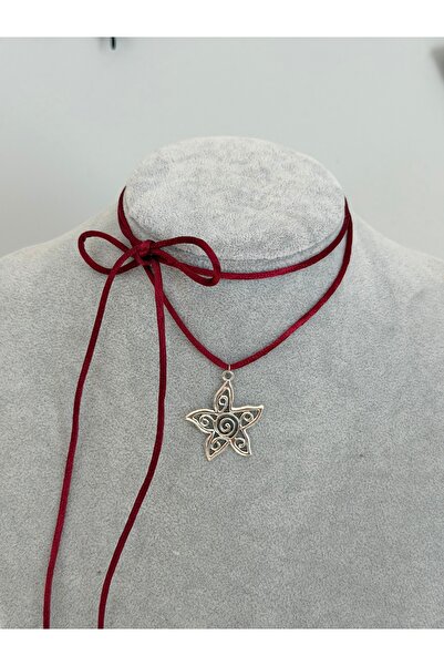Pinky Lady Sarmal Girdap Vortex Yıldız İpli Kolye Choker