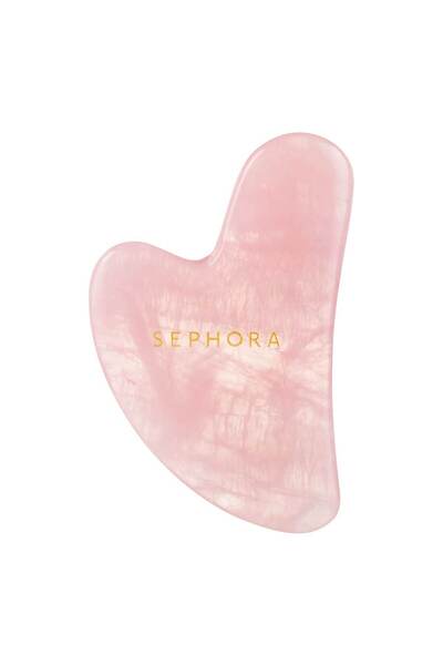 SEPHORA COLLECTION Gua Sha Quartz Rose - Yüz ve Boyun Masaj Taşı - 1 adet