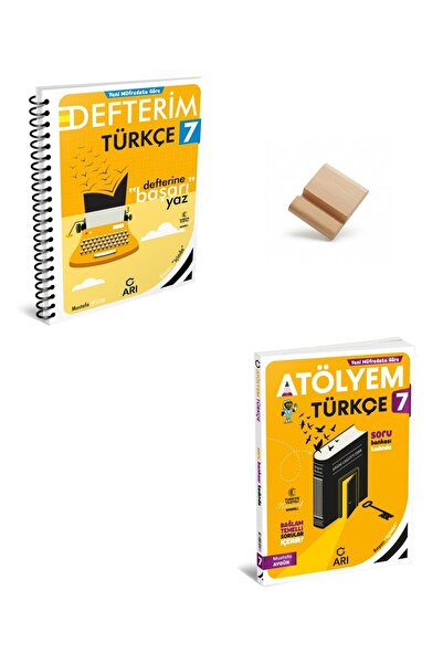 Arı Yayıncılık Arı 7. Sınıf 2027 Maarif Türkçe Defterim ve Atölyem + Telefon ...