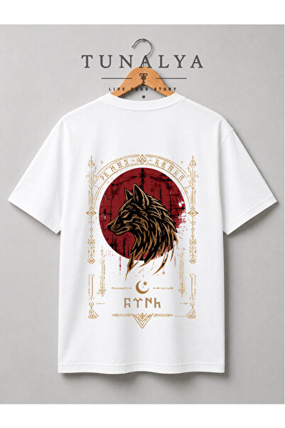 Grafftee Clothing Tunalya Strong Bozkurt Special Design Premium Printed Unise...