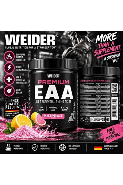 Weider Premium EAA BCAA Amino Zero 325 gr - Pink