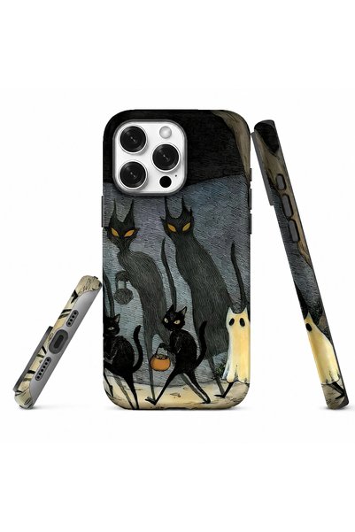 EDELFU متوافق مع iPhone 12 Pro Max - غطاء مزدوج الطبقات مع تصميم قطة، غطاء حم...