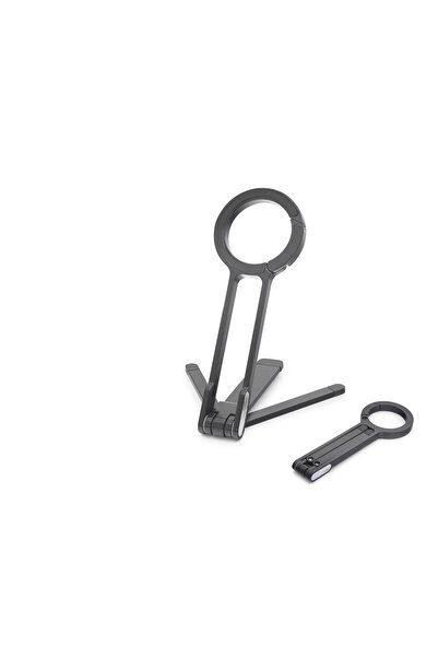Livenda Magnetic Folding Desktop Phone Stand Metal - Black Nd8030