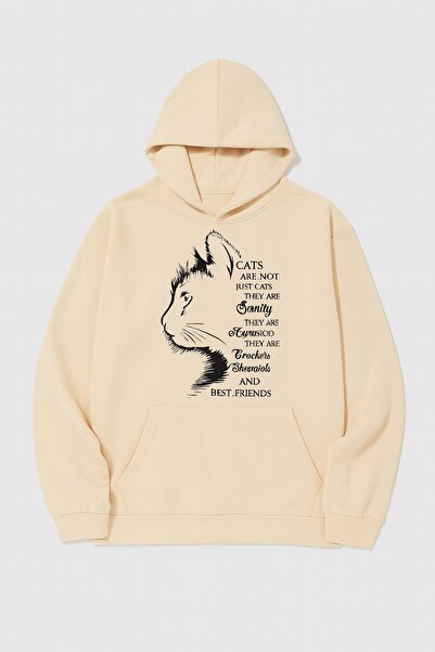 JANTIL MODA Unisex Oversize Φούτερ με κουκούλα με 3 κλωστές, τσέπη καγκουρό, ...