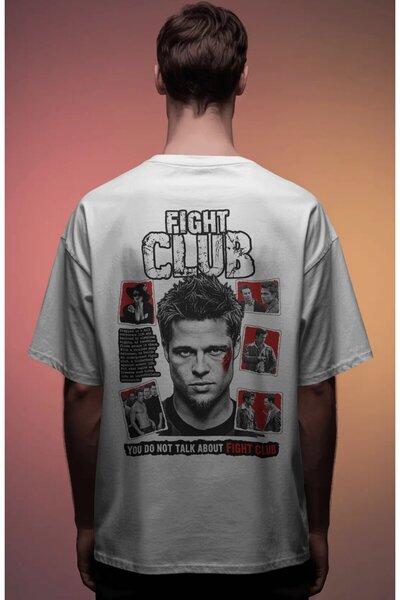 SEVBANO Fight Club Tyler Durden Film Printed Unisex Oversize Premium T-Shirt
