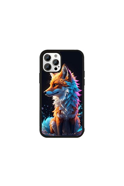 Generic Brand Husa Premium Galaxy A16 Artă Vulpe și Lup - Model Moon Fox Duo