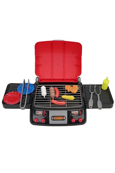 Arabest Electric BBQ Pretend Play Kitchen Toy Set for Kids,Realistic Barbecue...