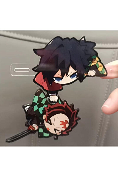 BANDAI Giyuu Help Tanjirou 50pcs/set Demon Slayer Anime Resin Accessories Cut...
