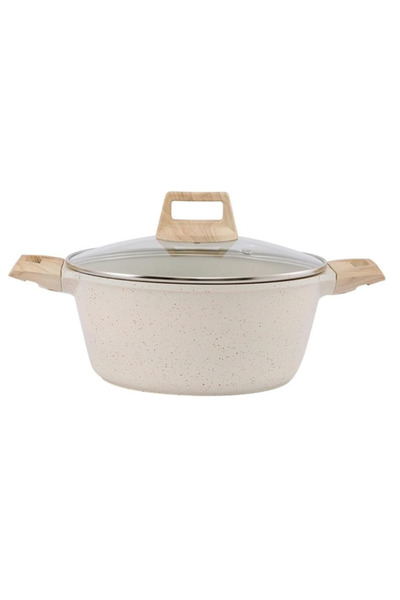 Generic Brand Set de vase ceramice antiaderente cu capac, oală, cratiță, uste...