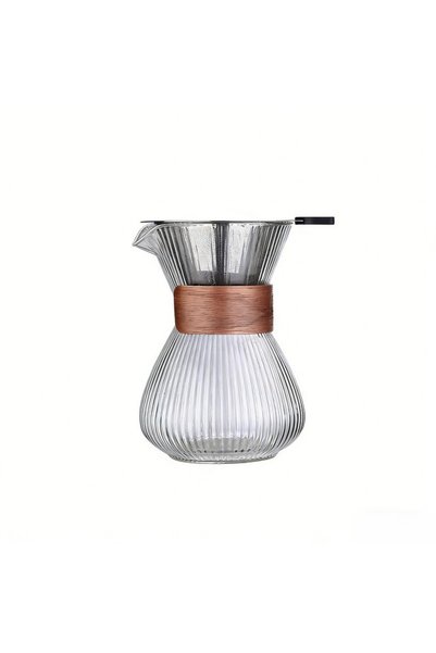 Generic Brand Coffee mug, glass, with filter, reusable, transparent version w...