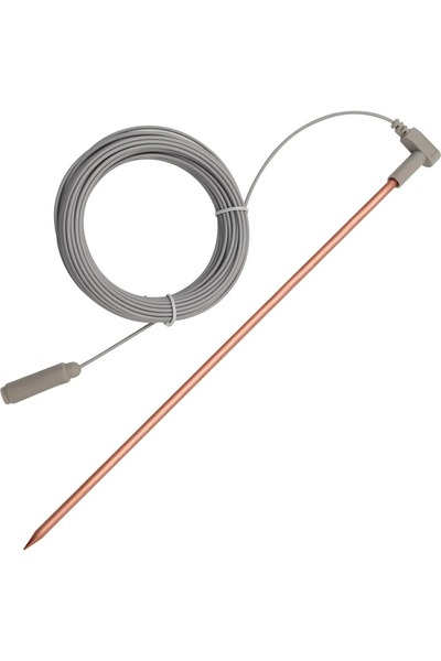 Choice Copper Grounding Rod Copper Ground Rod with 40 ft/12m Female Ground Wi...