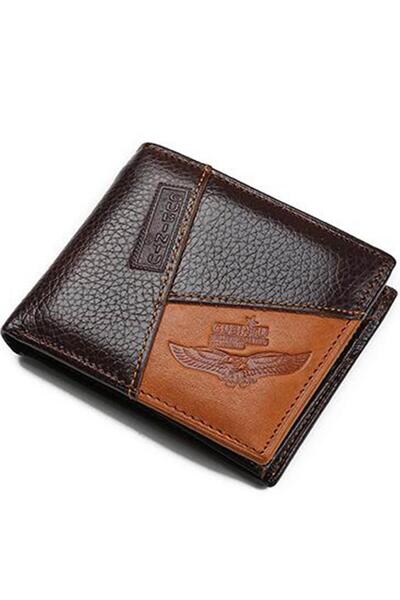 Choice Type1 GUBINTU Genuine Leather Men Wallets Coin Pocket Zipper Real Men'...