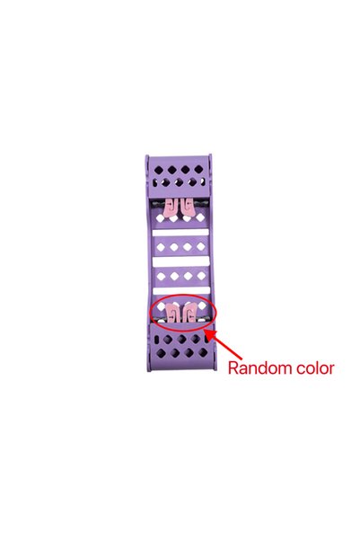 Choice Purple Dental Instruments Plastic Disinfection Box Dental Sterilizatio...