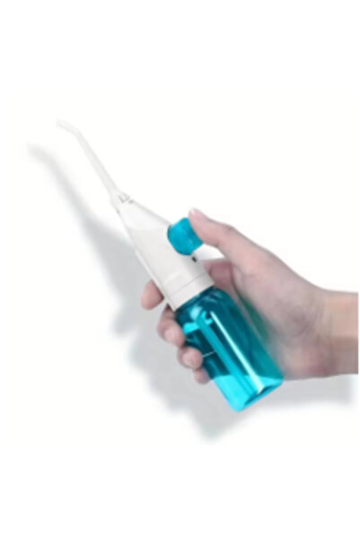 Choice Light Blue High Pressure Portable Dental Water Flosser Manual Oral Irr...