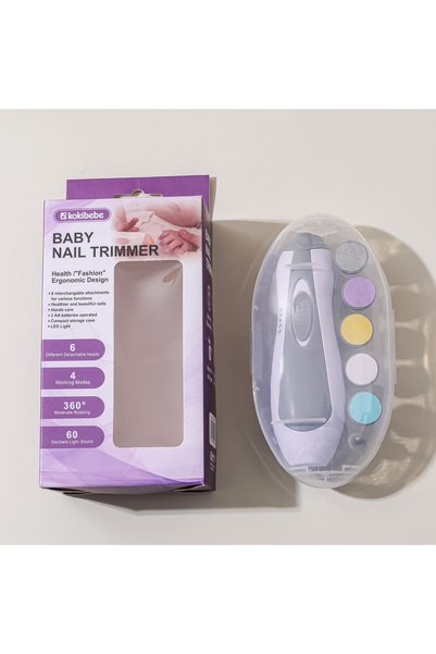 Choice grey Multifunctional Electric Baby Cutter Trimmer Manicure Tool Set Ba...