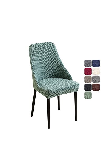 Choice 4pcs chair cover A6 Green 1/4/6pcs Jacquard Dining Chair Covers Stretc...