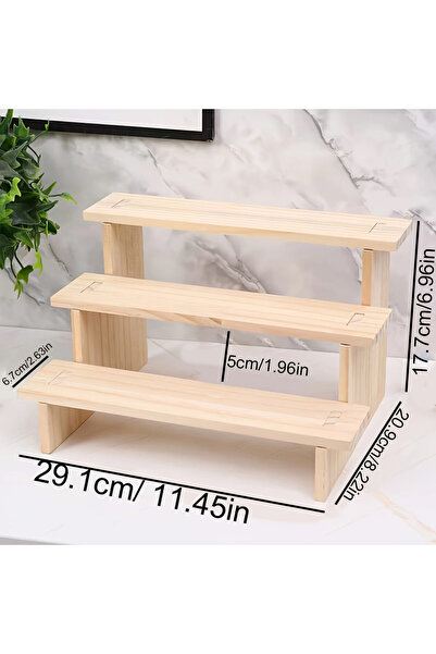 Choice 3 Layer Wooden Display Rack, Perfume, Cosmetics Storage Rack, Jewelry ...