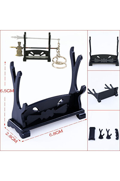Choice Small-7cm 3-layer Katana Shelf Wooden Sword Rack Support Display Stand...