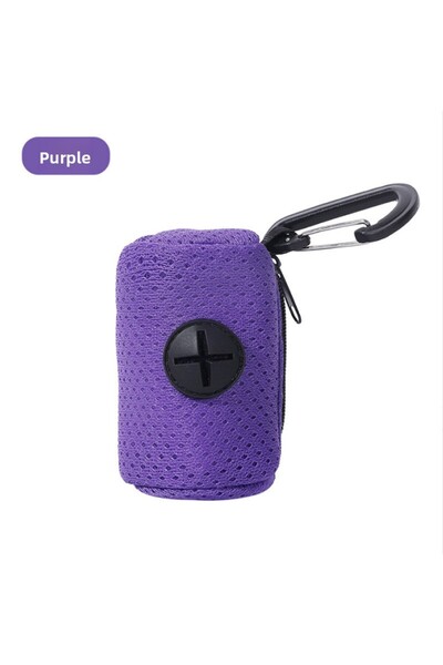 Choice purple Dog Poop Bag Dispenser Hangingable Dog Poop Bag Holder Poo Bags...