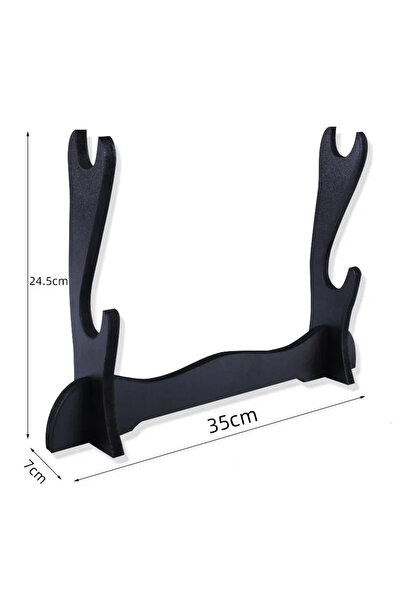 Choice 2-Layers-Wooden-35cm 3-layer Katana Shelf Wooden Sword Rack Support Di...