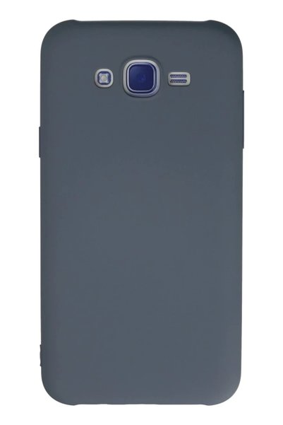 Bezos Samsung Galaxy J7 Compatible Case Nano Velvet Silicone - Gray
