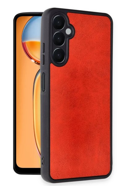Bezos Samsung Galaxy A56 Compatible Case Aras Leather Cover - Red