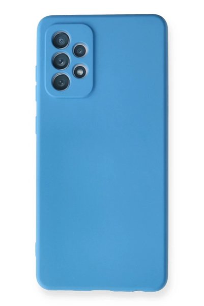 northcity n Samsung Galaxy A72 Compatible Case Nano Velvet Silicone - Blue
