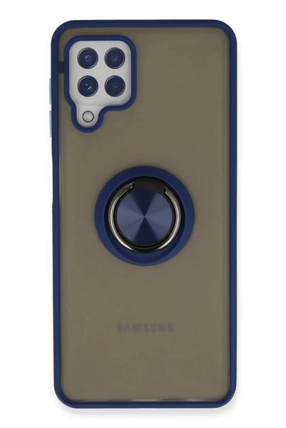 Bezos Samsung Galaxy A22 Compatible Case Montreal Silicone Cover with Ring - ...