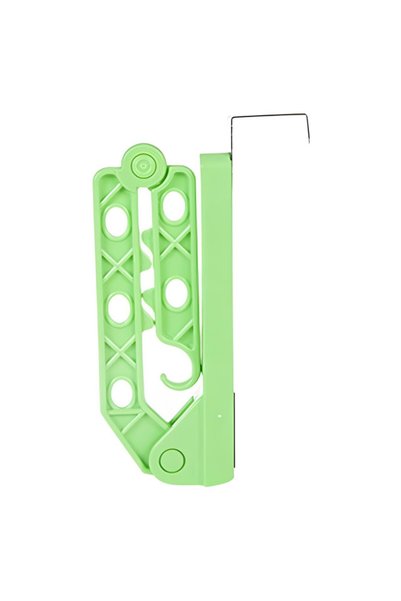Generic Brand Hanger, closet organizer, foldable hanger, green