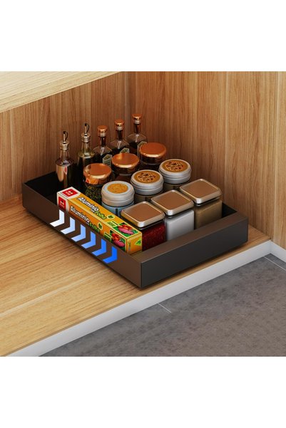 Generic Brand Kitchen drawer organizer, extendable, spice rack, carbon steel,...